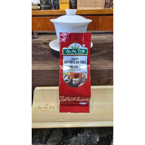 Hồng Lão Trà Mốc Giới 79,  hộp 100gr gồm  10 gói 10gr