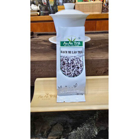 Bạch Mi Lão Trà, hộp 100gr gồm 10 gói 10gr