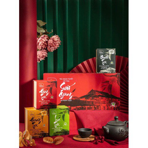 Set quà Lộc Tiến Vinh Hoa Qtea Q06