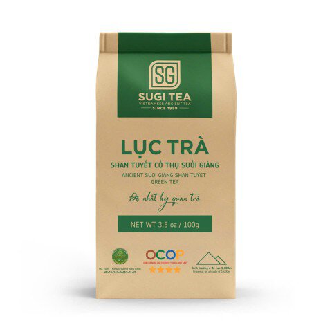 Lục Trà túi giấy Sugi Tea LT1 100g