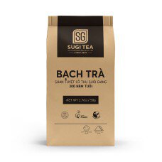 Bạch Trà túi giấy Sugi Tea BT1 50g