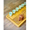 Bộ pha trà cơ bản - 1 khay trà, 1 ấm trà, 6 chén trà, 1 cung nhãn, 1 khơi trà, 1 tống, 1 Set trà