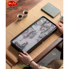 Bàn trà đá sơn thủy BTMD01