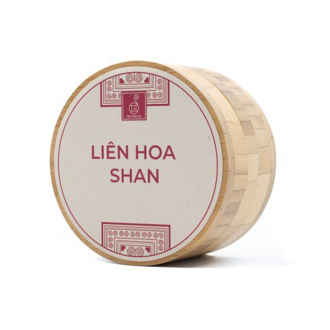 LIÊN HOA SHAN Hộp tre 50gr - HỒNG TRÀ HOA SEN (TIÊN THIÊN TRÀ)